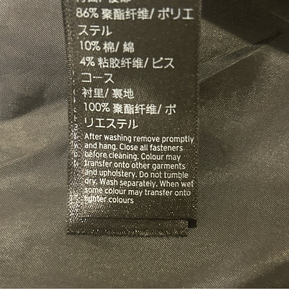 Topshop Rosa Biker Jacket Black Size 10 - Picture 14 of 15